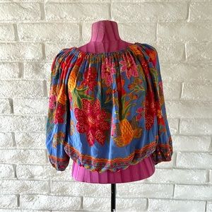 Cynthia Rowley Tropical Top Size Medium